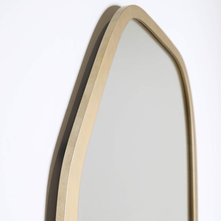 Modern gold metal mirror