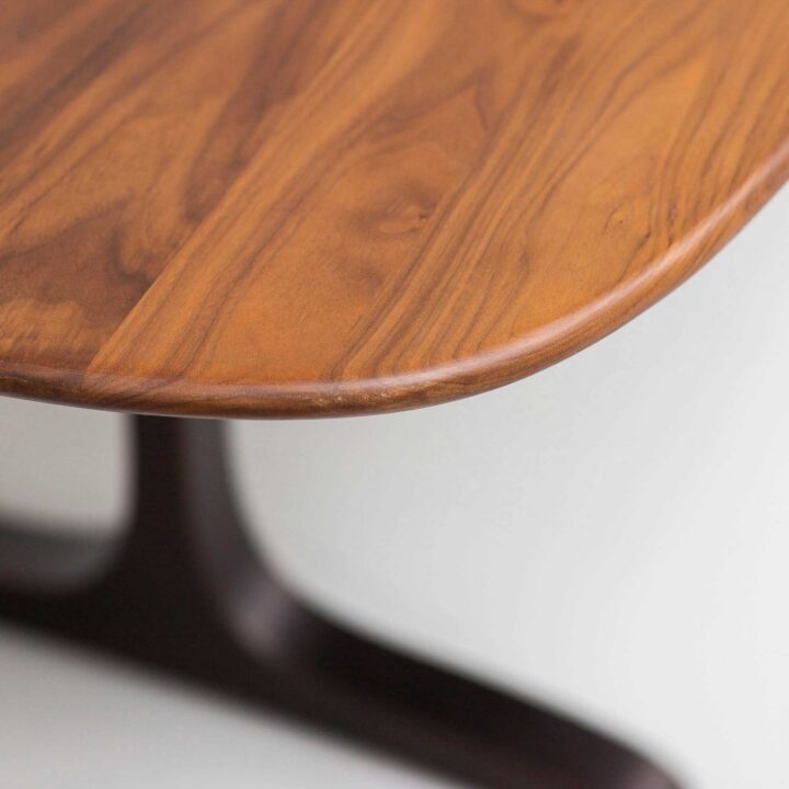 Finished in "Bronze" with Walnut top 