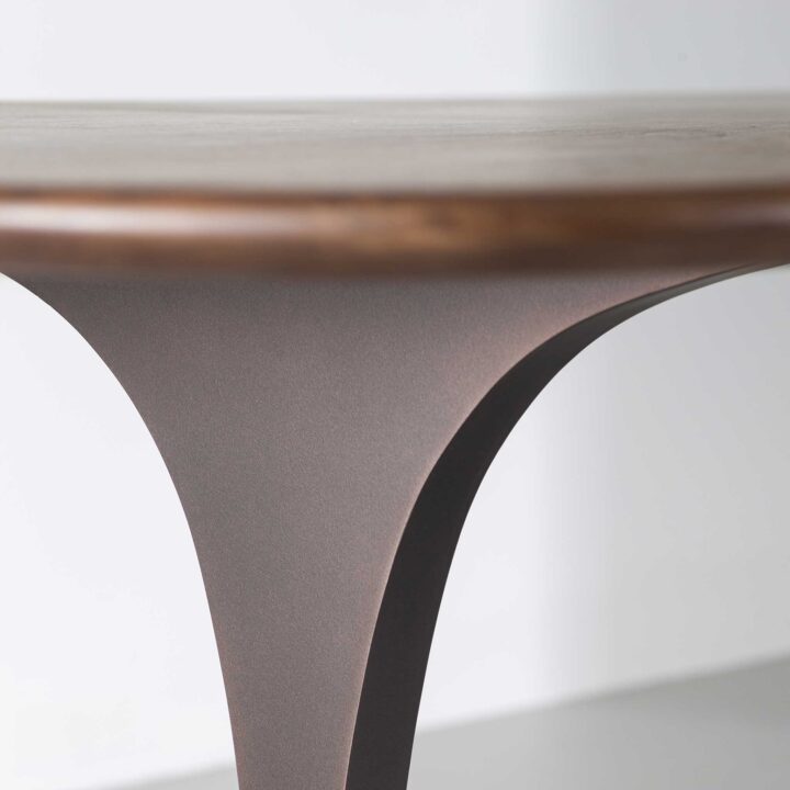 bronze table base