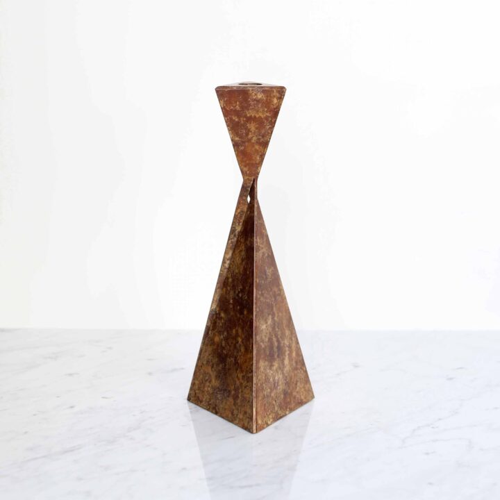 In bronze with "Scorched Earth" patina