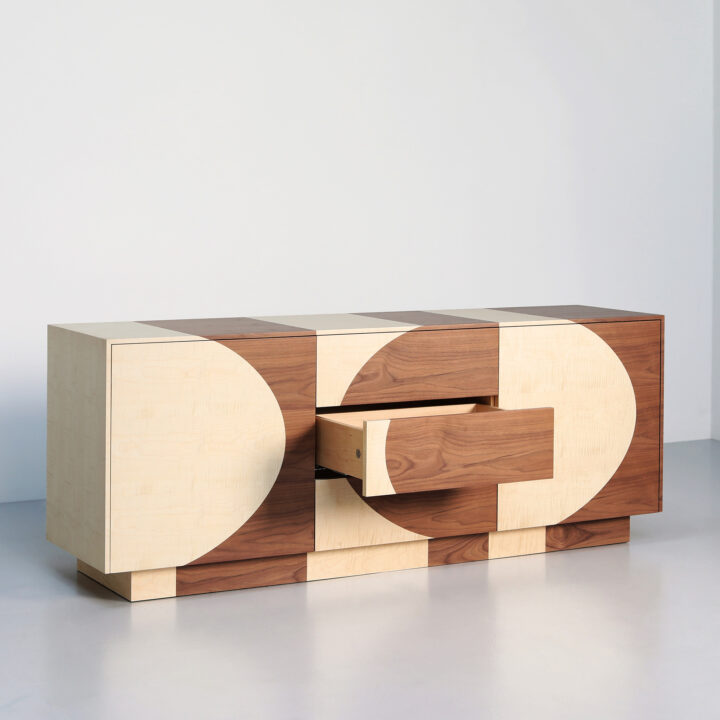 wooden credenza sideboard with drawers