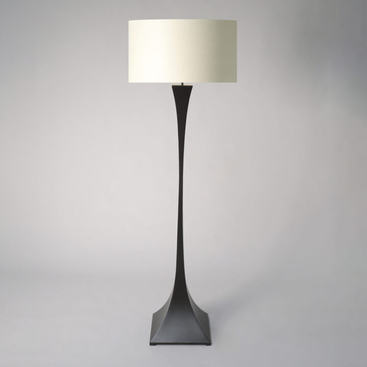 Capricorn Floor Lamp finished in “London Black"