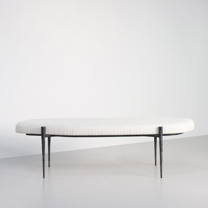 modern soft luxury bench