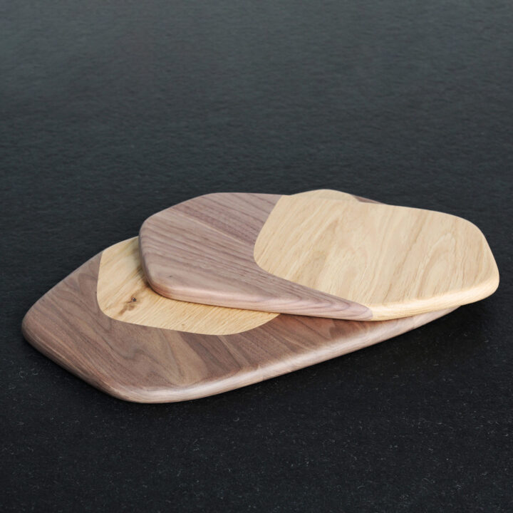 Walnut and oak chopping board