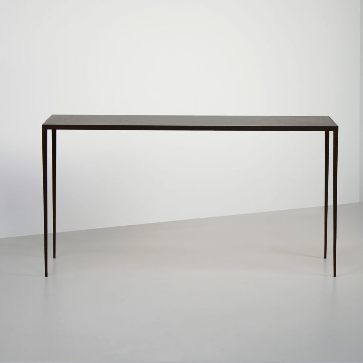 Finished in "Dark Bronze" with Marron marble top
