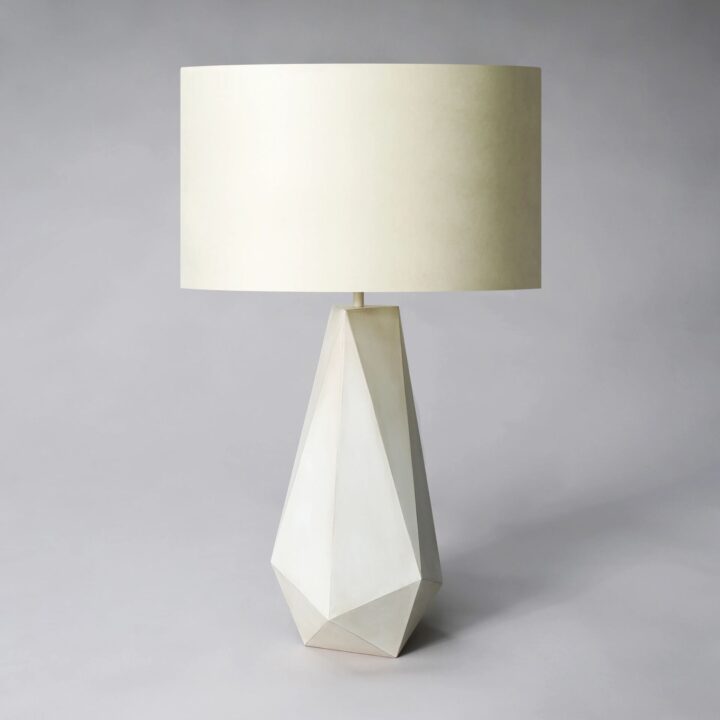 Galena lamp finished in “Chalstone White"