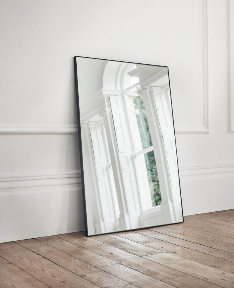 large designer rectangular mirror