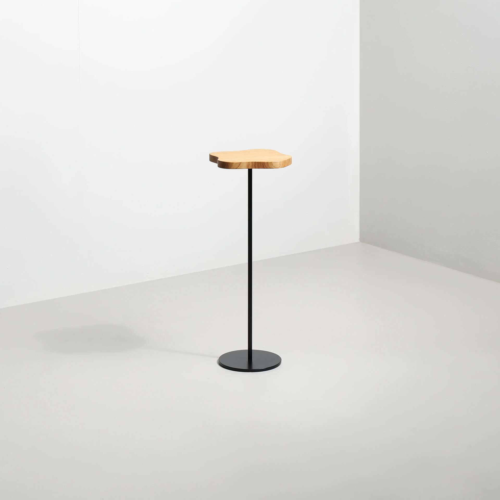 Tall Lily Cocktail Table with "Oak" top