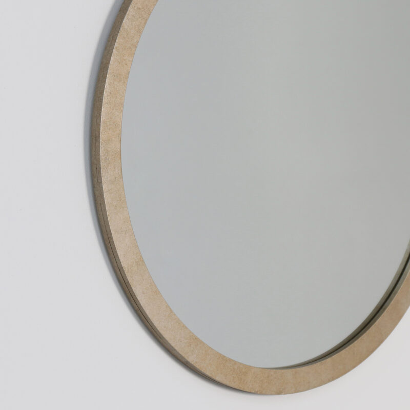 round contemporary designer mirror