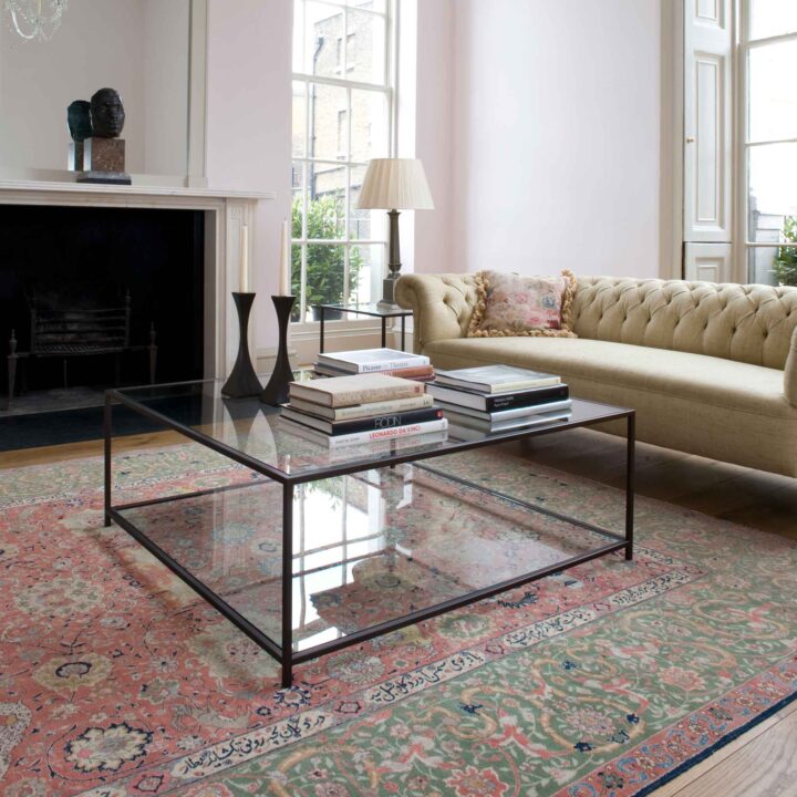 Custom Made Glass Coffee Table