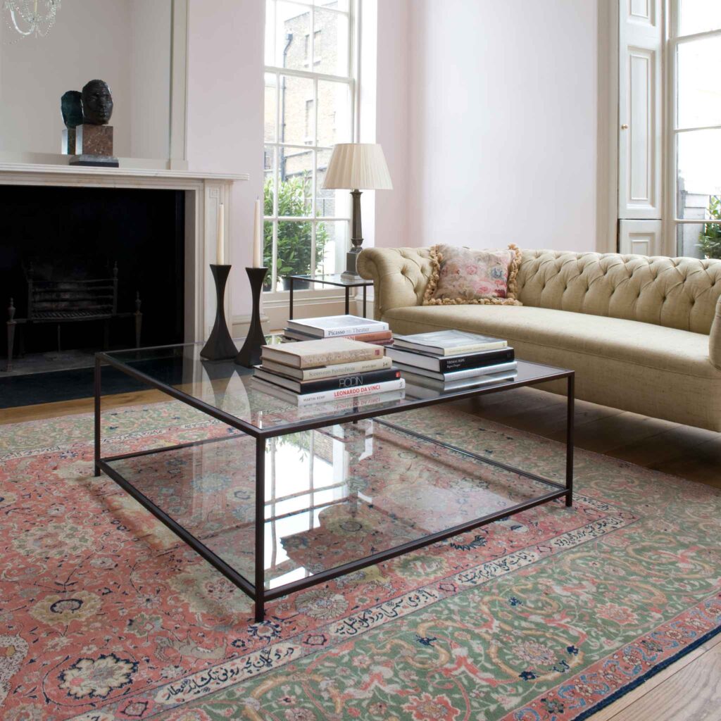 Custom Made Glass Coffee Table