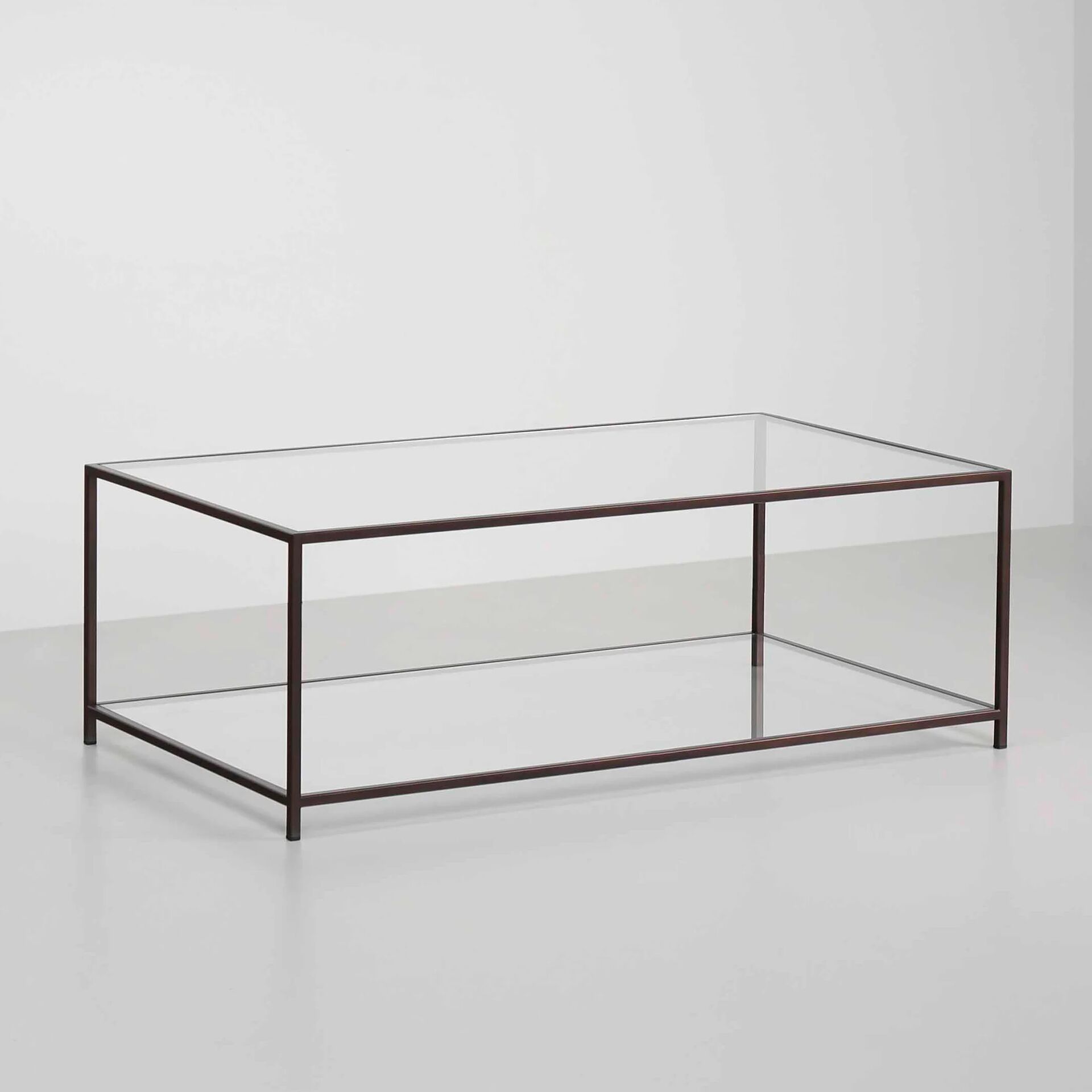 Madison coffee table finished in “Bronze”