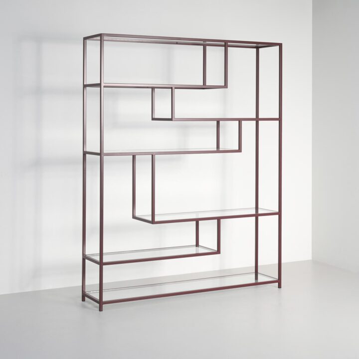 Melrose Shelf in Bridge Red