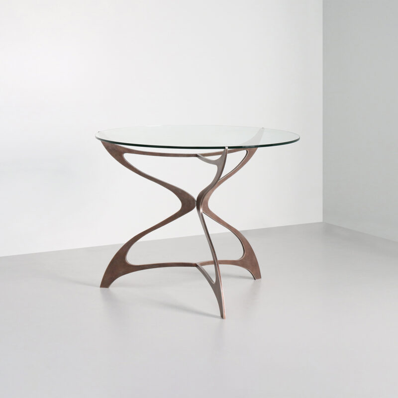 bespoke sculptural sofa table