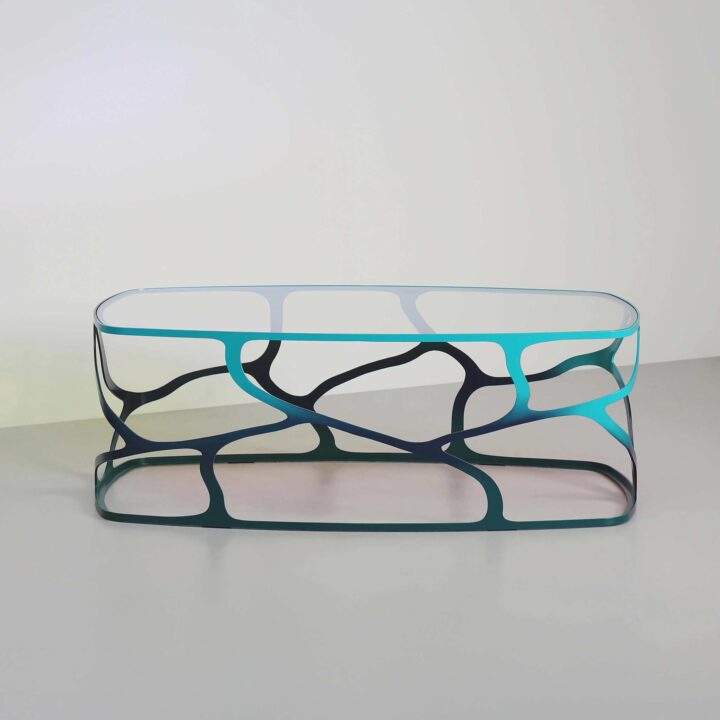 Papillon Colourful Rectangular Coffee Table