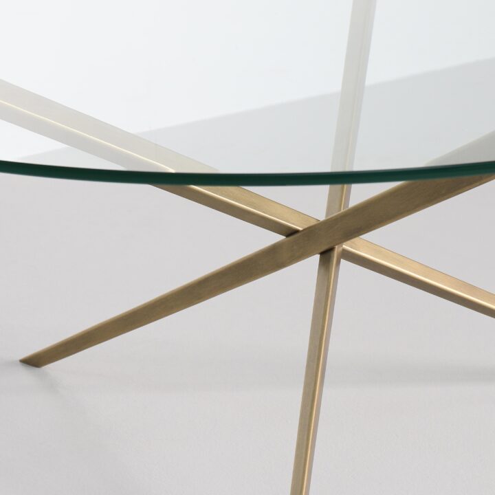 luxury glass coffee table