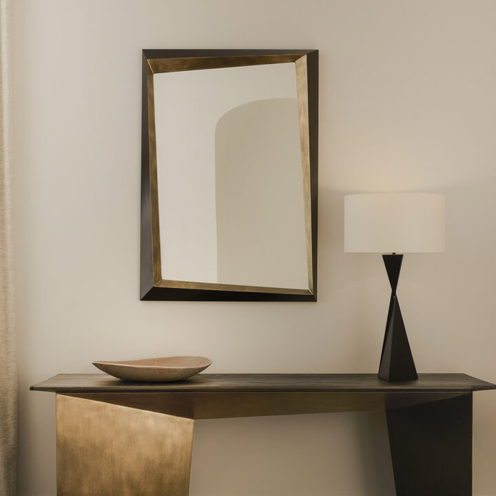 ultra modern metal console table