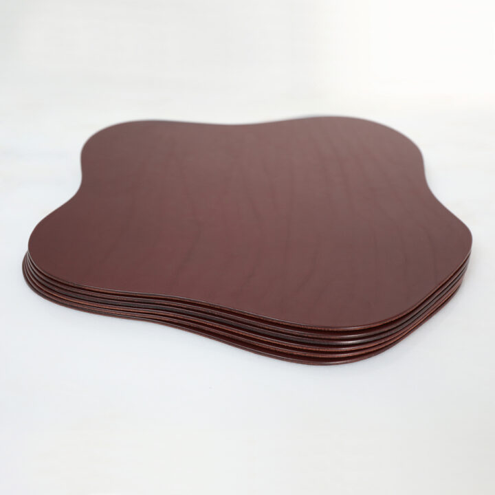 Luxury leather placemats