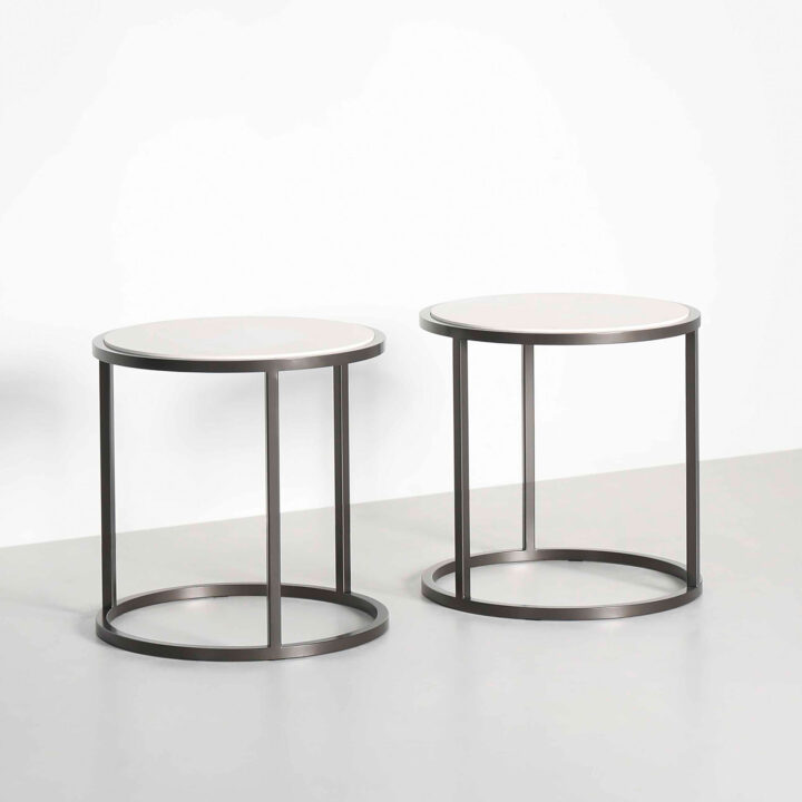 Falcon Bronze finish with Limestone top 