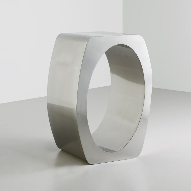 modern metal plinth