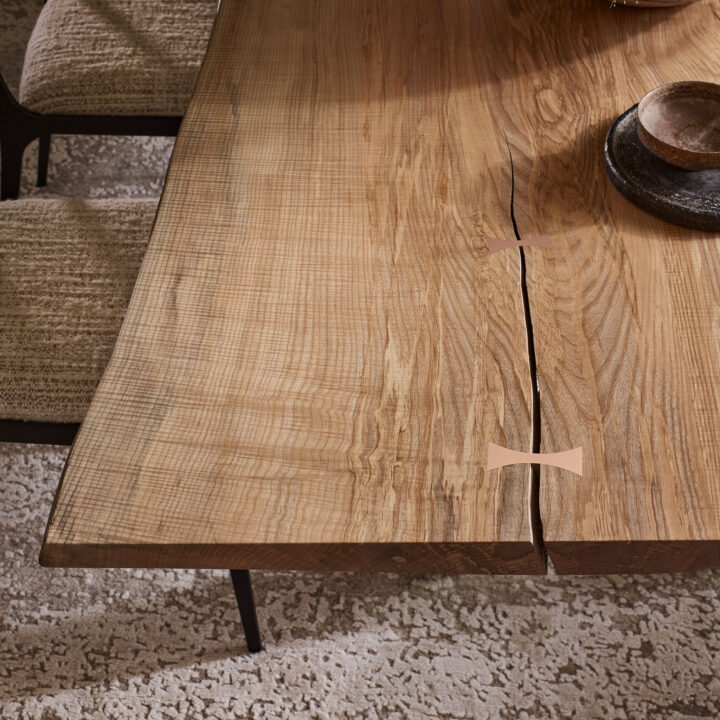 designer refectory dining table
