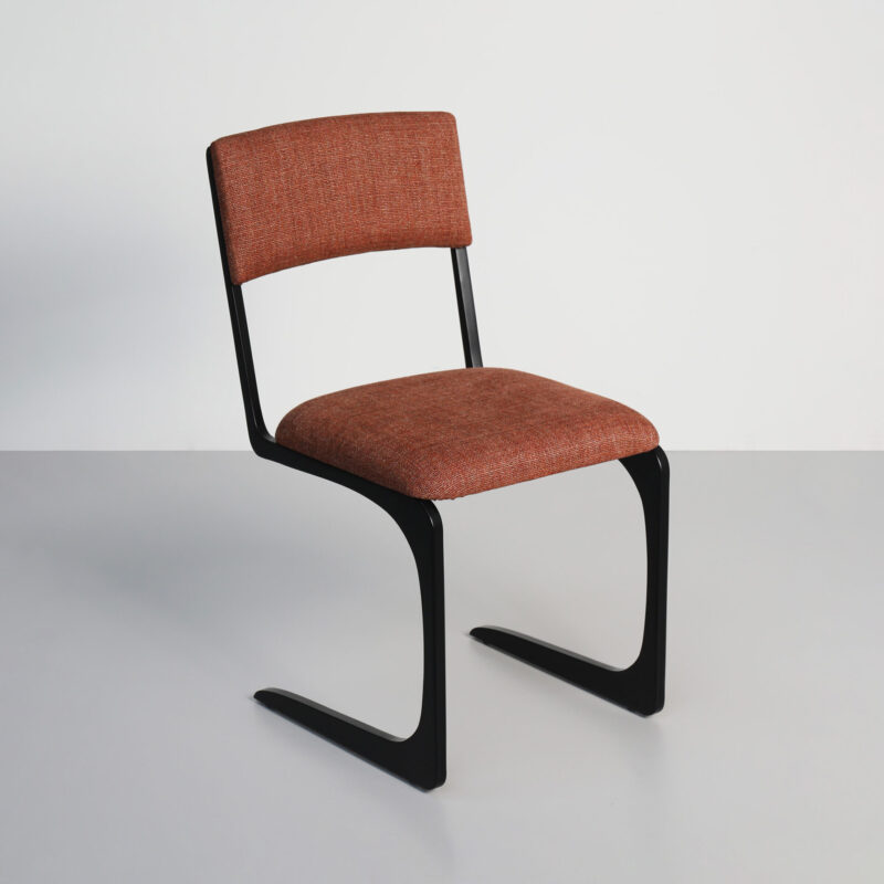 Designer metal dining chair