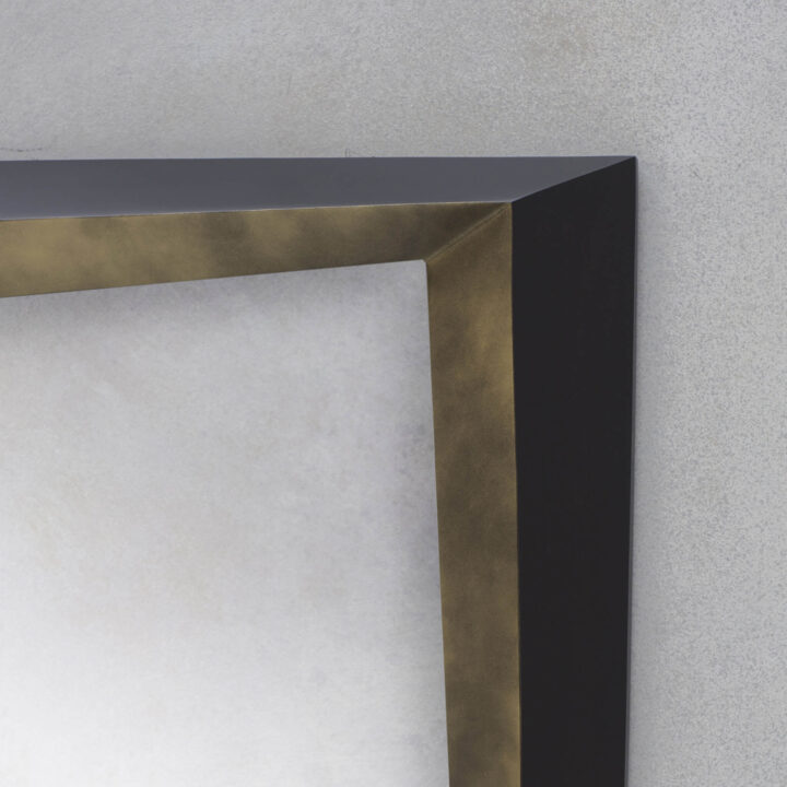 Charcoal and Florentine Gold finish with standard mirror